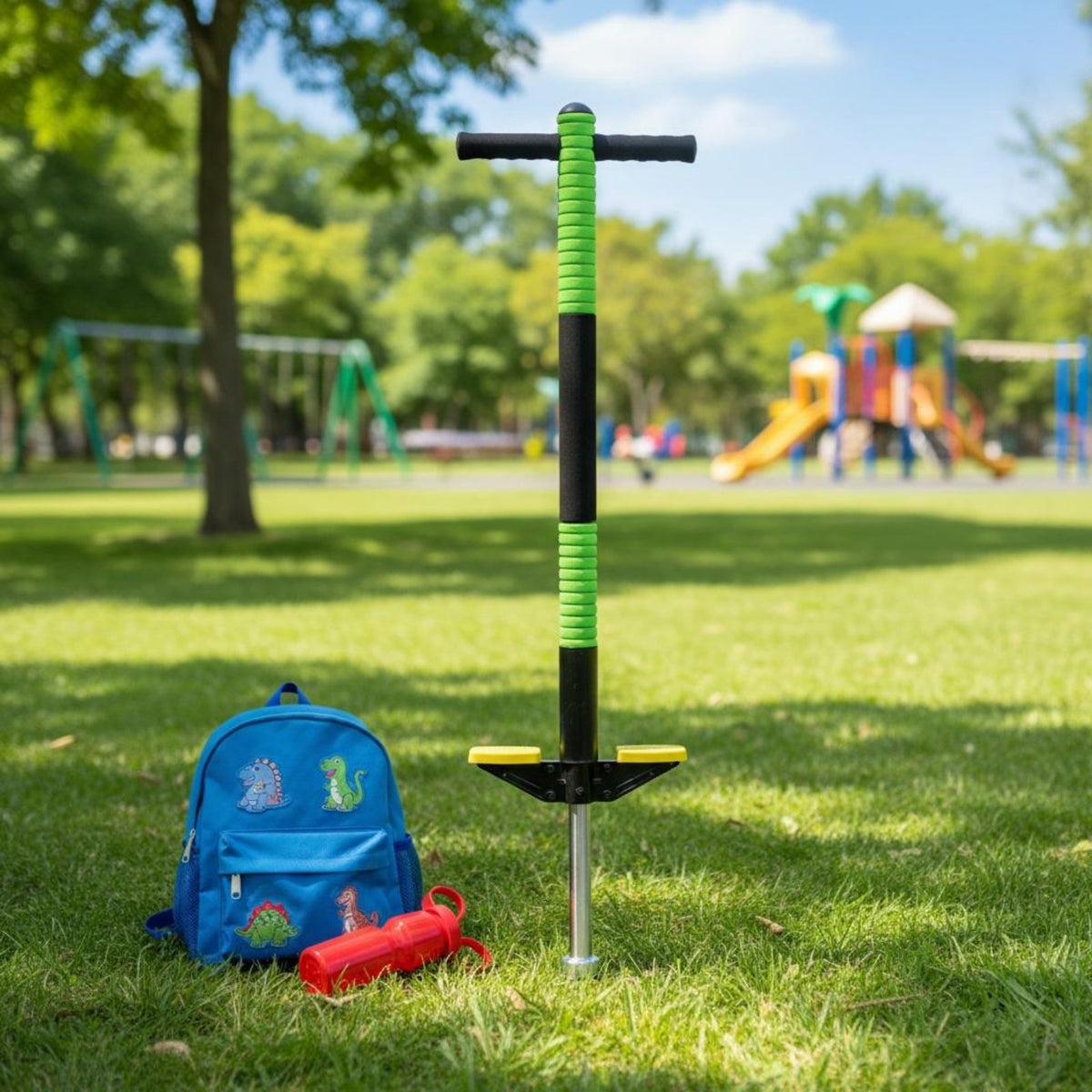 Pogo Fun Exercise Jumping Soft Comfortable Grips Spring Bouncer
