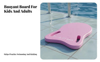 Swimming Kickboard Beginner Friendly Swim Training Board Sturdy EVA Foam Buoyancy Float Board for Children, Beginners, Water Aerobics, Beach, Lake