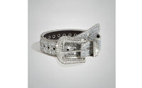 Glittering Rhinestone Belt Sparkling Glittering Belt Decorative Glamorous for Women, Teens