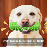 Teeth Cleaning Dog Toothbrush Stick Sawtooth Design Dog Toothbrush Toy Gum Massage for Dogs, Aggressive Chewers, Playtime, Indoor Play, Home
