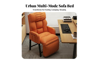 Foldable Design Adjustable resting Chair Space-Saving Folding Recliner Lockable Position Indoor Furniture Sturdy Frame for Office Workers, Students, Homeowners, Nap Time, Home, Living Room, Balcony