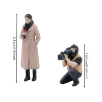 Interview Scene Model 3D Printed 1:64 Scale Figures Realistic Figurines for Collectors