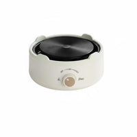 Multi-Functional Espresso Pot Electric Heater Compact Design Mini Electric Burner Adjustable Heat Control Hot Plate Quiet Operation for Office