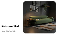 Clamped padding Sofa Nordic Design Upholstered Couch Wabi-Sabi Aesthetic Home Furniture for Homeowners, pairs, Living Room, Small Space, Office