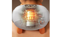 Adjustable Strap Neck and Shoulder Massager Soft Silicone Wearable Massage Device Handsunrestricted Upper Back Massager Control Panel