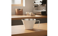 coffee Measuring Cup with Handle Metal coffee Measuring Cup Ergonomic for Latte Art Practice