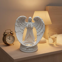 Resin Angel Sculpture Spiritual Ambiance Praying Angel Statue Sympathy Keepsake Decorative Figurine for Tabletop, Desktop