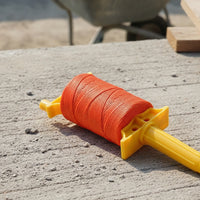 Masonry Line with Spool Handheld Construction String with Handle Ergonomic Twine Reel for Bricklaying