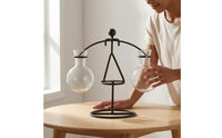 Soilless Display Stand Minimalist Figure Frame Planter Stand Iron Growth Display Unit