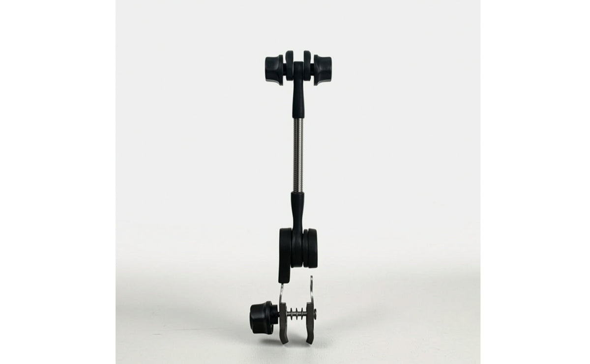 Screw-Tightening Umbrella Holder with Gooseneck Flexible Umbrella Holder with Clamp Adjustable Handsunrestricted for Cyclists, Motorcyclists, Bicycles, Motorcycles, Strollers