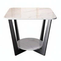 Light Luxury visual appeal curved-based Side Table Minimalist and design Household Furniture Space-Saving flexible for Apartment Dwellers, residents, Students, Living Room, Balcony, Small areas, Home Office