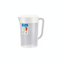 High Temperature Resistant Plastic Pitcher with Lid Easy to Clean Cold Water Kettle with Lid Long-Lasting for Families, Kitchen, Parties