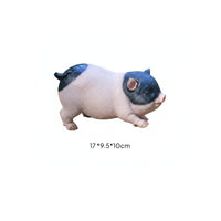 5 Pieces Pig Figurine Realistic Resin Pig Statue Outdoor-Friendly