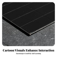 30 Pieces Pre-Cut Blackboard Magnetic Material Ready to Use Peel and Stick Magnetic Material Sheet Multipurpose for Classroom