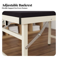 Multi-Functional Portable Massage Bed Installation-No-Installation Portable Massage Table Water & Oil Proof Folding Treatment Table Easy to Clean for Beauticians, Physical Therapists, Estheticians, Beauty Salons, Medical Facility S, Medical Facility