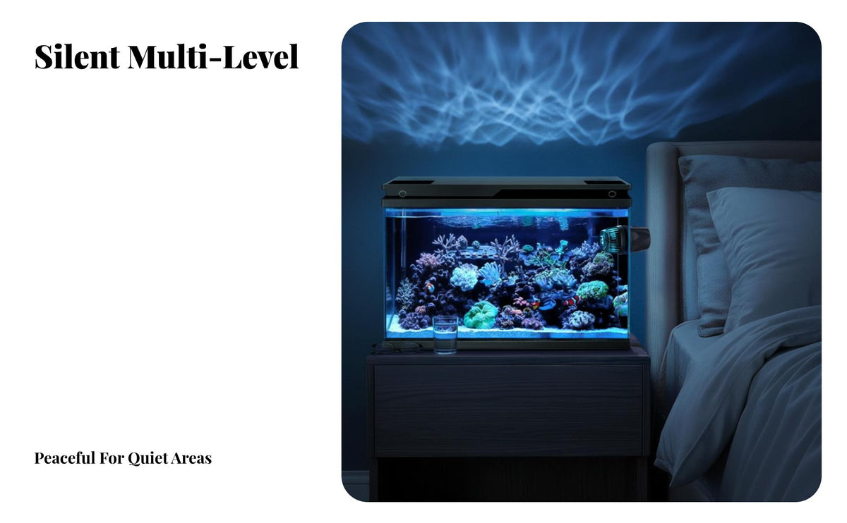 Water Circulator Pump Variable Aquarium Water Circulator External Controller Submersible Circulation Pump for Aquatic Tanks