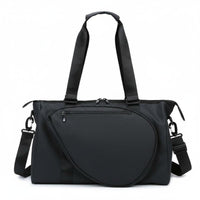 Large Capacity Badminton Racket Bag Shoulder Strap Badminton Bag Hand Carry Travel Duffel Multi-Use for Stretching