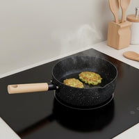Maifan Stone Pot Multipurpose Maifan Stone Coated Pot Non-Stick Saucepan Even Heating Cookware Thickened Reinforced Bottom
