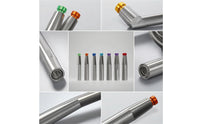 7 Pieces Color-Coded Seal Installer and Remover Set Interchangeable Compressor Seal Tools Portable Damage-Undamaged for DIYers, Garage