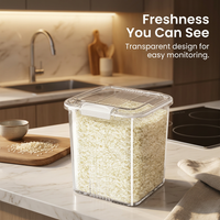 Large Food Storage Containers, Transparent Food Storage Bin, Sealed Food Storage Containers, Bulk Food Storage Containers