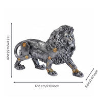 Desktop Display Futuristic Tiger Figurine Realistic Detailing Mechanical Tiger Statue for Desk, Office