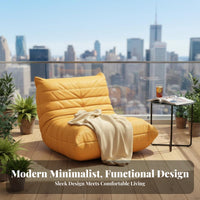 Multi-Positional Lazy Lounger Full full-figure Support Caterpillar Shaped Lounger Plush Comfort Floor Sofa Thick Padding for Adults, Stuunwindnts, Meditators, Bedroom, Living Room, Balcony, perusing corner
