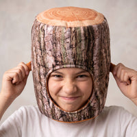 Furry Tree Stump Hat Soft Tree Stump Hat Funny Furry Headpiece for Stage Performances