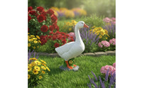 Goose Statue Outdoor Garden Goose Decor Authentic Yard Art for Flower Bed