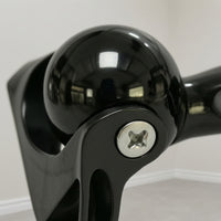 Door Stop Black Coated Door Stopper Rustproof for Rv, Cabins