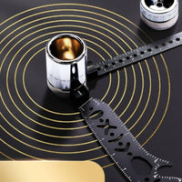 Multi-Functional Multifunctional Drawing Ruler 360° Rotation Geometric Drawing Tool Long-Lasting Rotating Compass Ruler Portable for Students, Designers, Architects, School, Art Projects, Office