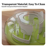 Cat Slow Feeder Bowl Mental Stimulation Interactive Cat Brain-Teaser Feeder