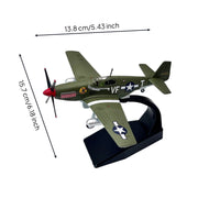 1/72 Scale Aviation Collectible Model Highly Detailed Collectible Aircraft Model Authentic Markings 1/72 Scale WW2 Fighter for Collectors