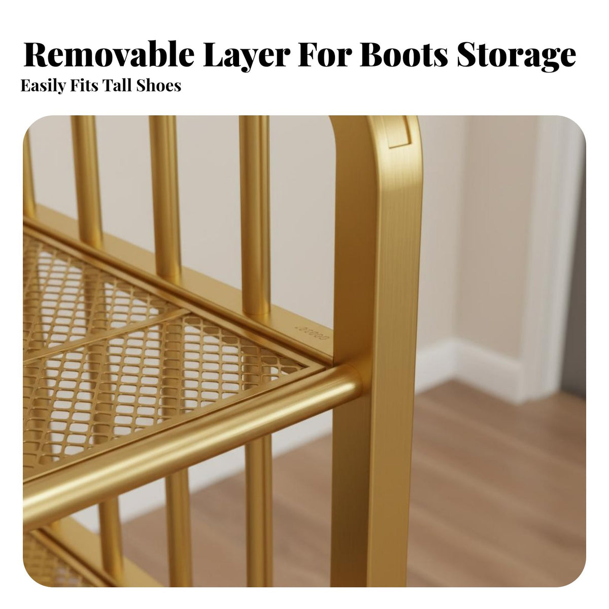 Long-Lasting Shoe Rack Sturdy Narrow Entryway Shoe Rack Space-Saving Easy to Clean for Apartment Dwellers, Homeowners, Small Areas, Hallway, Bedroom, Closet