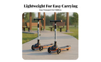 Foldable 3-Wheel Adjustable Height children's Vehicle Portable Exterior Activity Apparatus for Beginners, Teenagers, Playgroturnd, Leisure Time