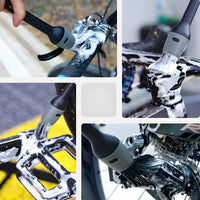 8 Pieces Allall-in-Single Bike Cleaning Kit Easy to Use Bike Cleaning Brush Kit Cycle Wash Brush Set for Garage