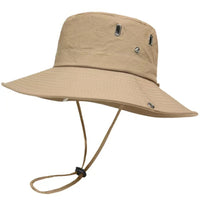 Bucket Hat with Chin Strap Adjustable Sun Bucket Hat Breathable Lightweight for Hikers, Hiking, Fishing