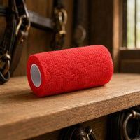 Self Sticky Equine Leg Wrap Textured Woven Horse Leg Bandage Lightweight Equestrian Bandage Wrap