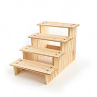 Stepped Display Rack Compact Tiered Display Stand Sturdy Furniture for Vanity