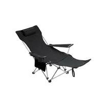 Portable Camping Recliner Foldable Lightweight Folding Beach Chair Portable Lounge Chair Reclining Design Outdoor Recliner