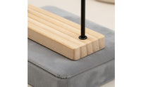 Jewelry Display Stand Compact Jewelry Stand with Wood Base Freestanding