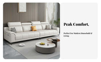 linear-formar Settee Modern Minimalist Design Sofa Light Luxury & design Couch for Small Space Dwellers, Interior Designers, Living Room, Bedroom, Office