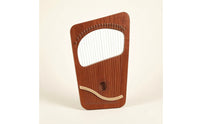 21-String Lyre Compact Stringed Lyre Instrument for Students, Travel