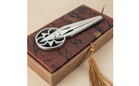 Stainless Steel Jaw Harp with Storage Box Compact Jaw Harp Traditional Folk Instrument Portable for Collectors
