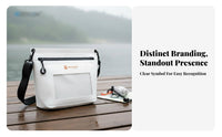 Waterproof Shoulder Bag Internal Pockets Airtight Fastener Pouch Waterproof Crossbody Purse Outdoor Gear for Travelers, Kayaking