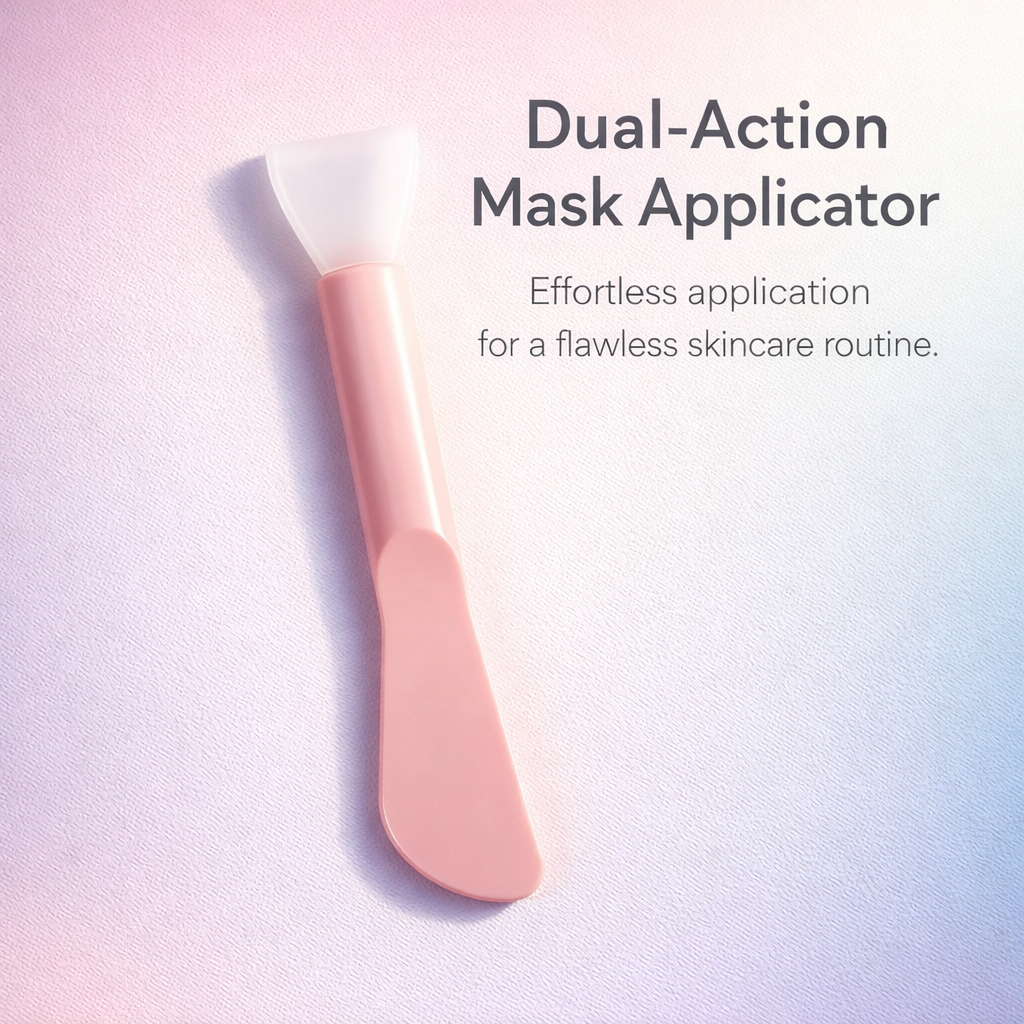 Double Ended Face Brush, Waterproof Skincare for Facial Treatment, Reusable for Estheticians