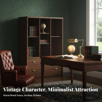 Configurable Shelving System French Vintage Aesthetic Storage Single Piece Sturdy and Stable Adjustable Design