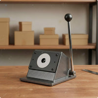 Cutter Full-Metal Button Maker Paper Cutter Manual Round Paper Cutting Machine for Crafters, Workshop, Studio