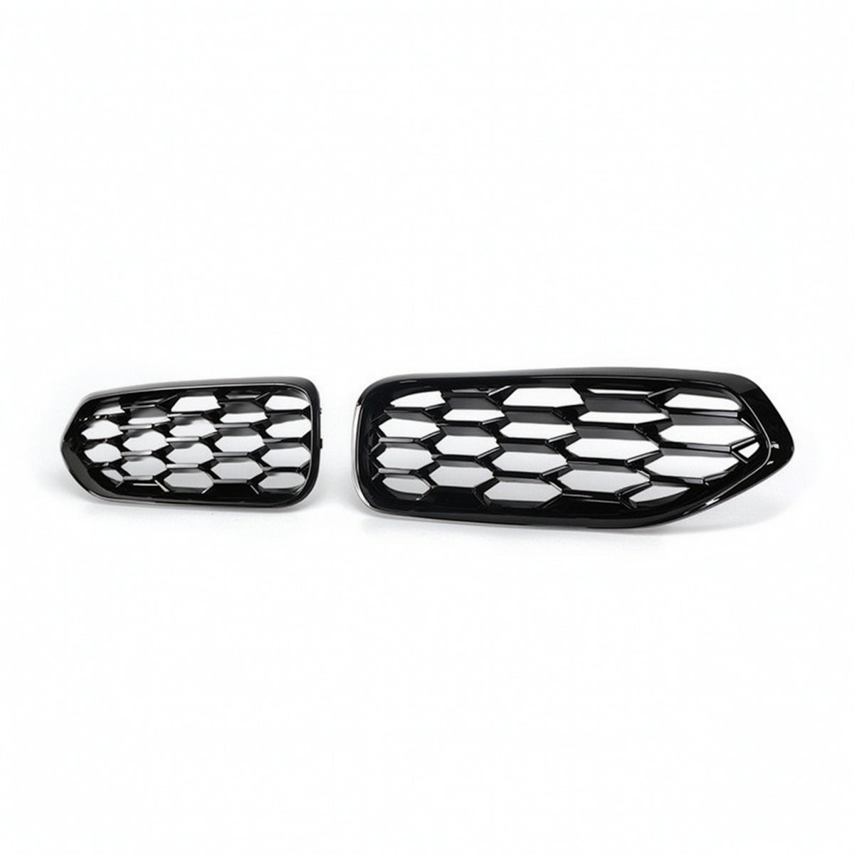 2 Pieces Oem Specifications Front Bumper Grille Insert Sturdy Grille Inserts Long-Lasting Car Part Protection