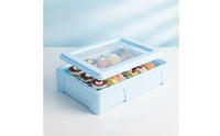 Insulated Storage Box with Acrylic Lid Low-Profile Expanded Polypropylene Transport Box for Caterers, Catering, Market Stalls