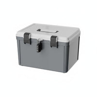 Document Safe Box Long-Lasting Code Storage Case Combination Lock Box Large Capacity Private Lockbox Portable for Dorm Room